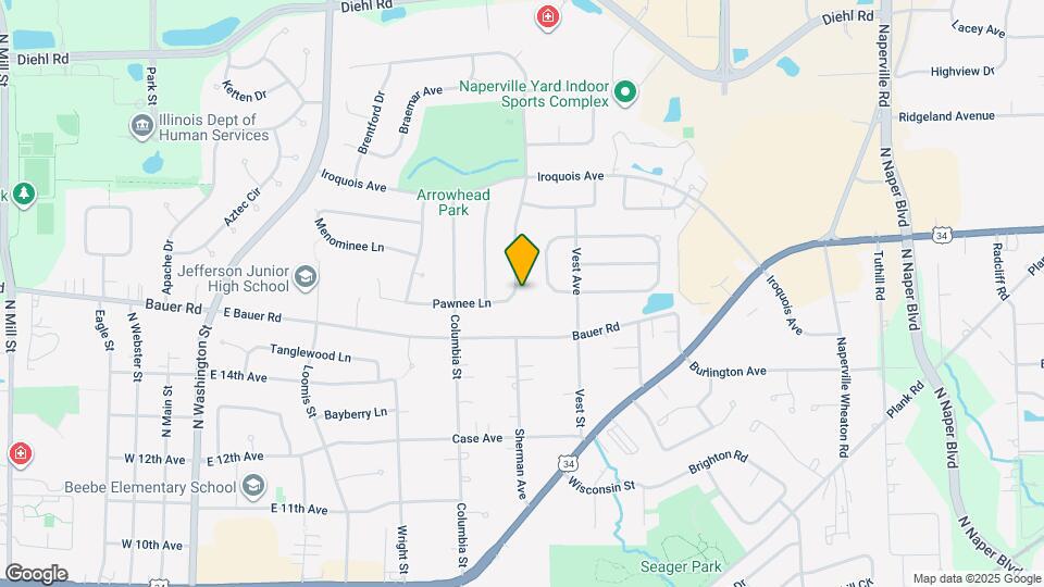 1520 Chippewa Dr Mapa y Detalles de la Ubicación