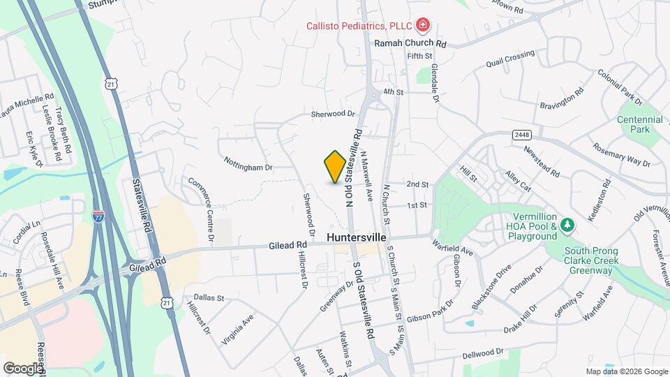 14737 N Old Statesville Rd Map and Location Details