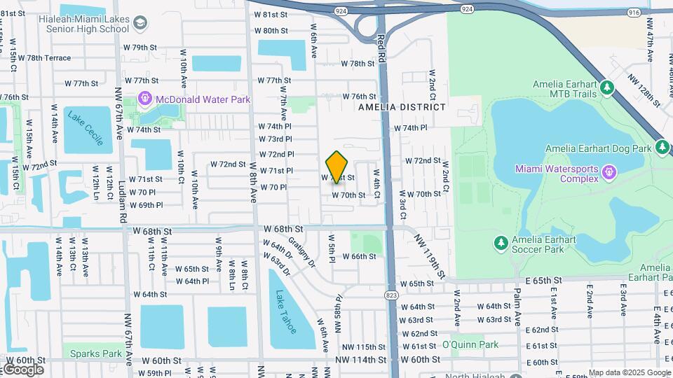 7031 W 5th Ct Mapa y Detalles de la Ubicación