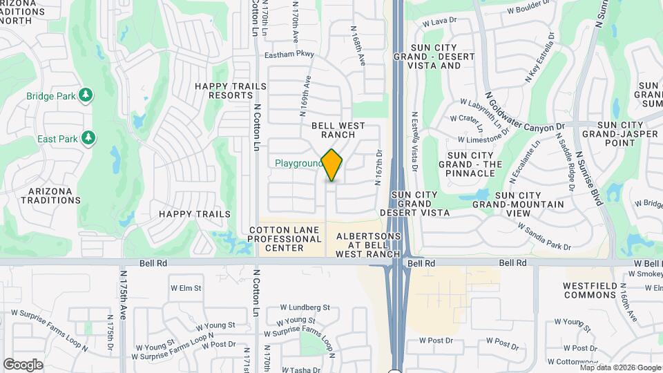 17432 N 168th Ln Map and Location Details