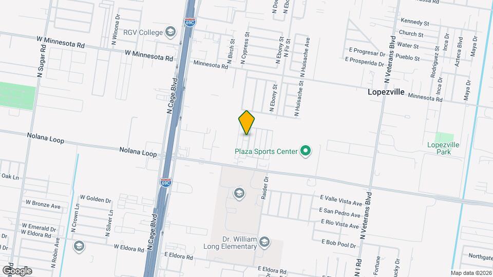 4708 N Cypress St Map and Location Details
