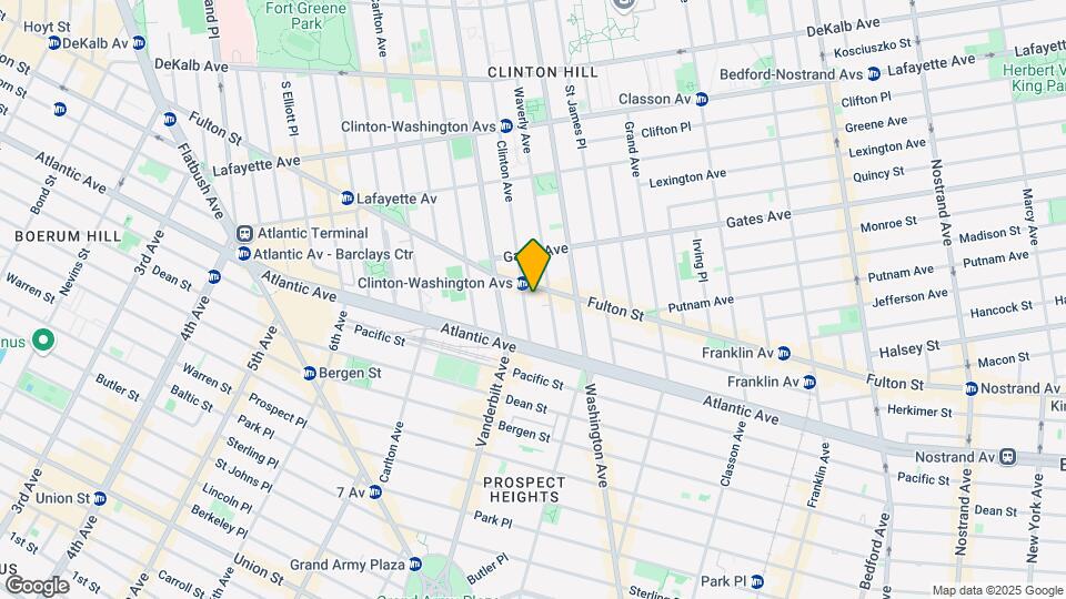 507 Clinton Ave Mapa y Detalles de la Ubicación