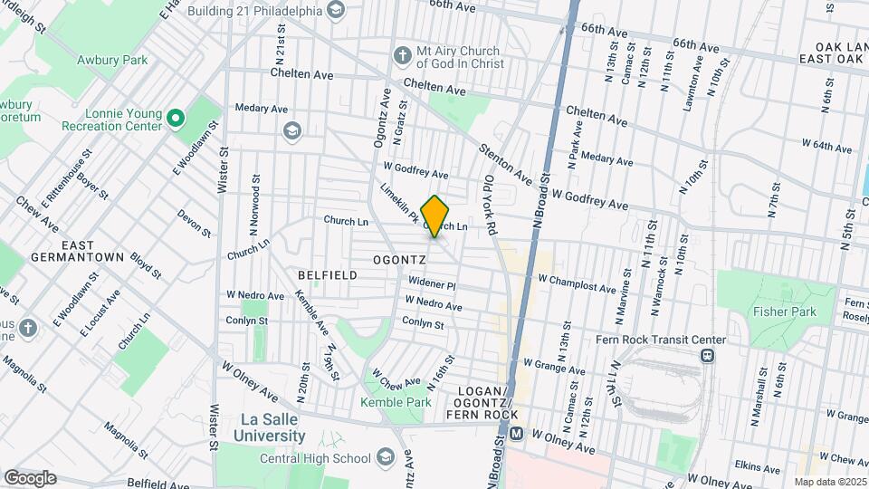 1601 Roselyn St Map and Location Details