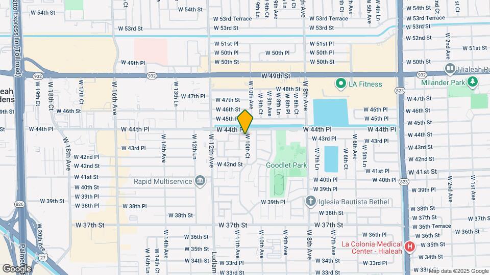 4428 W 10th Ct Map and Location Details