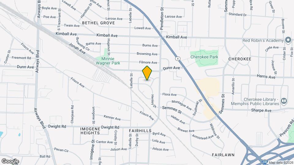 2720 Henley Dr Mapa y Detalles de la Ubicación