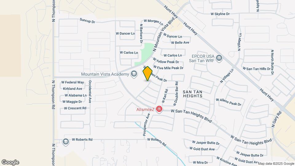 33344 N Roadrunner Ln Map and Location Details