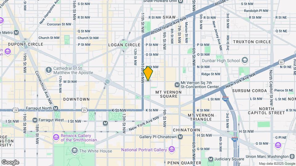 1002 M St NW Map and Location Details