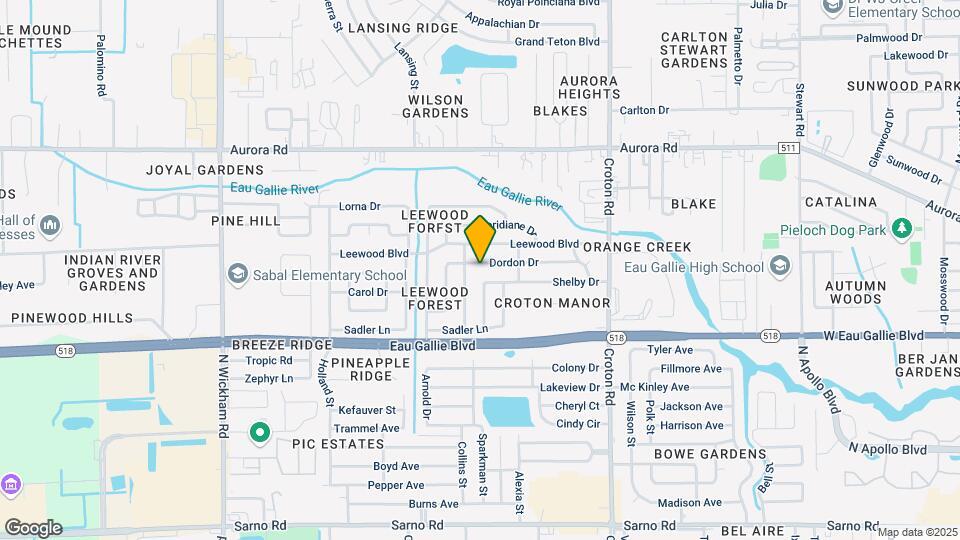 2365 Dordon Dr Map and Location Details