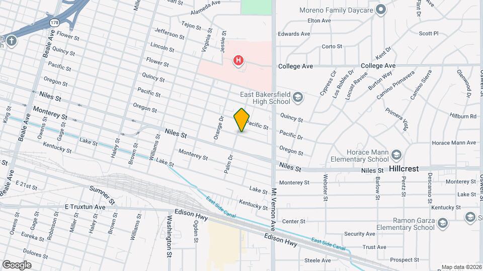 2012 1/2 Oregon St Map and Location Details