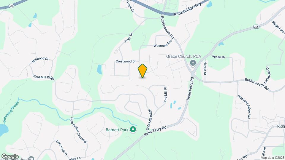 399 Shady Brook Dr Map and Location Details