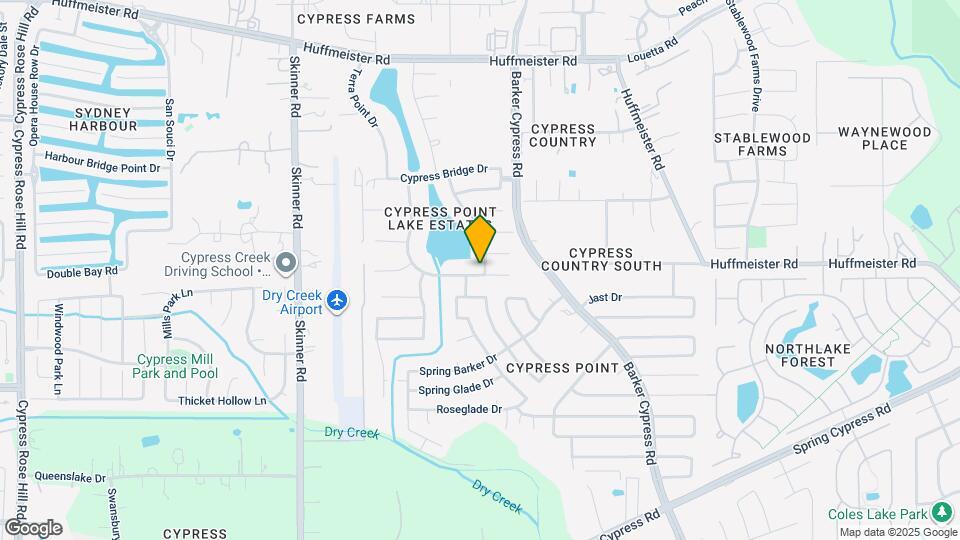 14603 Whispering Cypress Dr Map and Location Details
