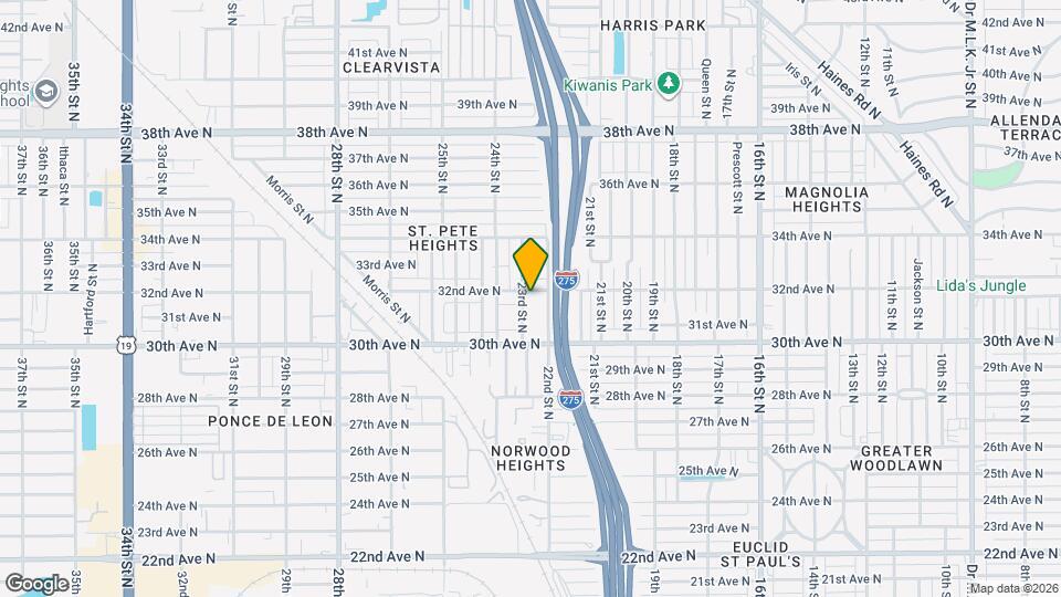 3145 23rd St N Map and Location Details