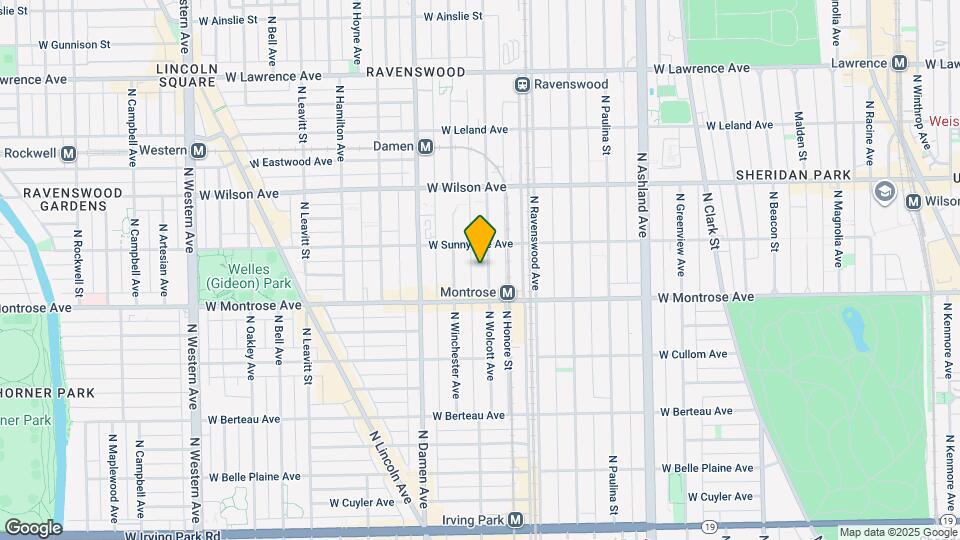 4432 N Wolcott Ave Map and Location Details