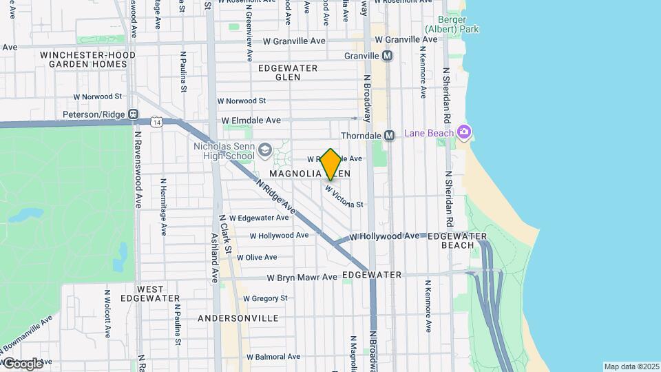 1278 W Victoria St, Unit 1E Map and Location Details