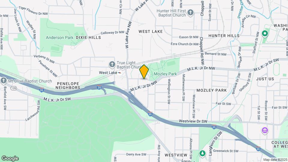 1674 Browning St SW Map and Location Details