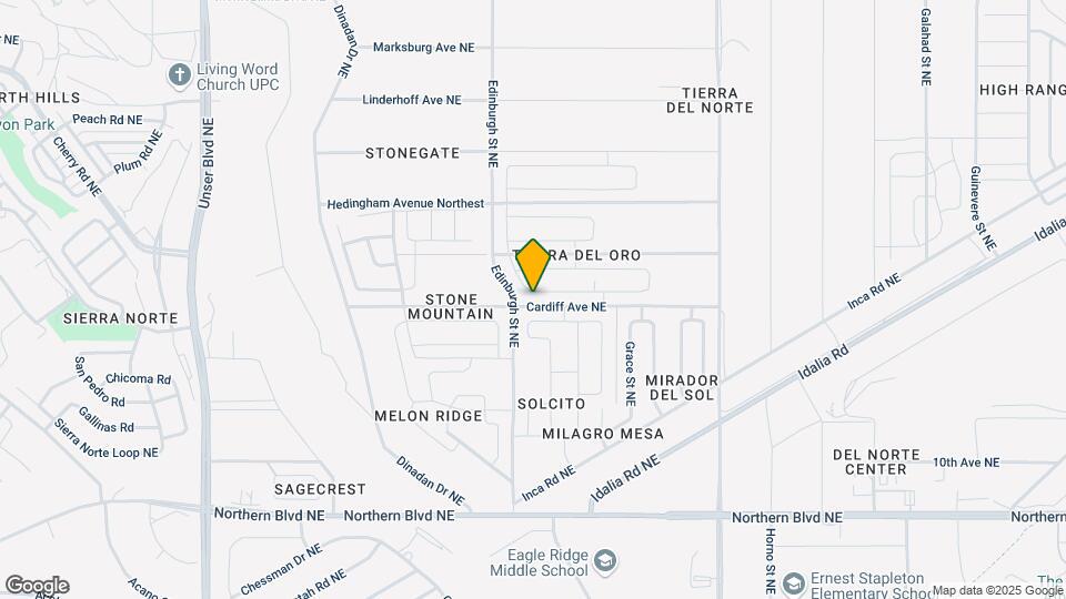 2529 Camino Plata Loop NE Map and Location Details