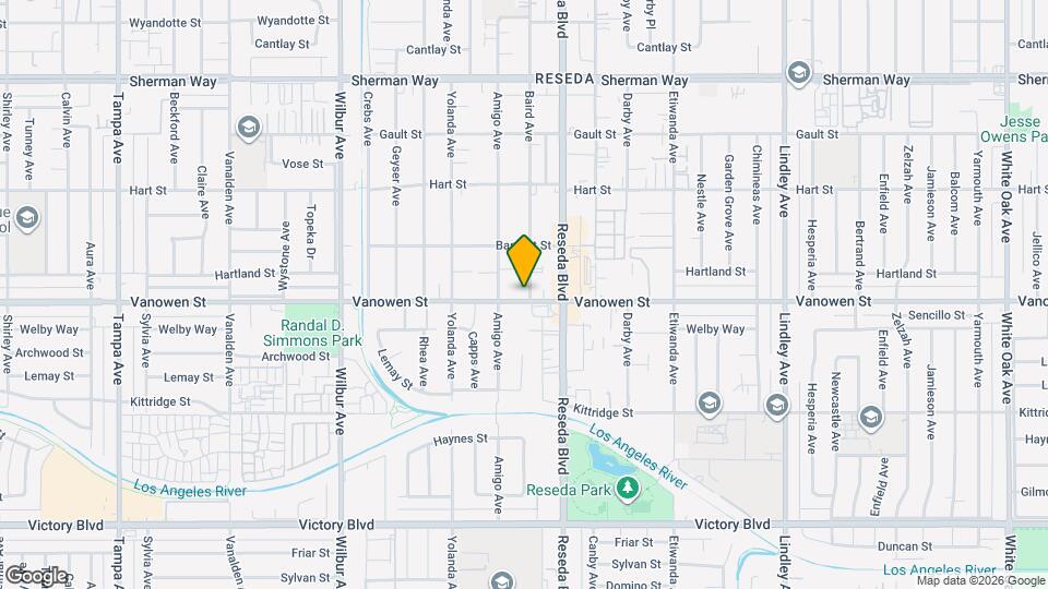 6809 Baird Ave Mapa y Detalles de la Ubicación