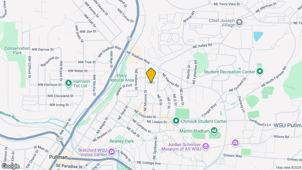 1032 NE Monroe St Map and Location Details