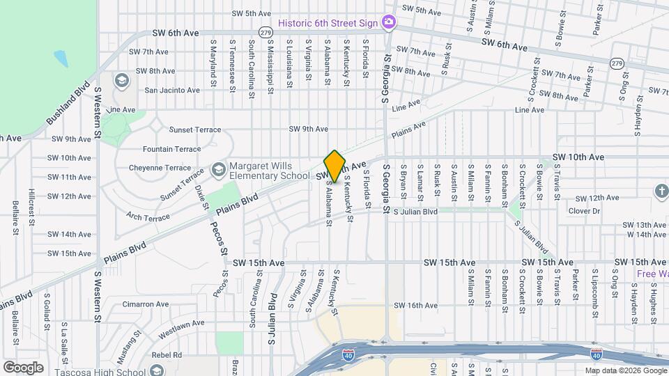 1009 S Alabama St Map and Location Details