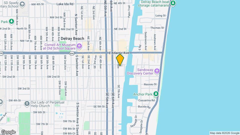 111 SE 7th Ave Map and Location Details