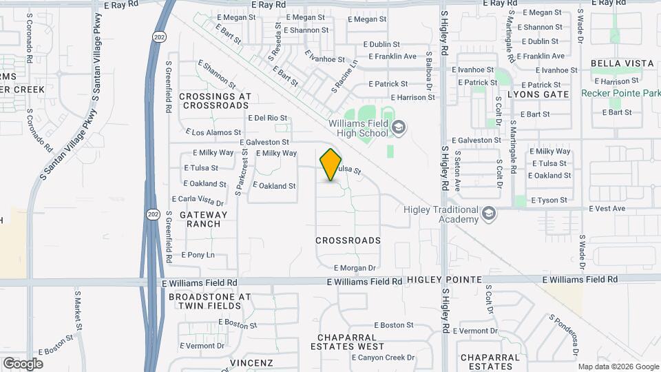 2863 E Oakland Ct Map and Location Details