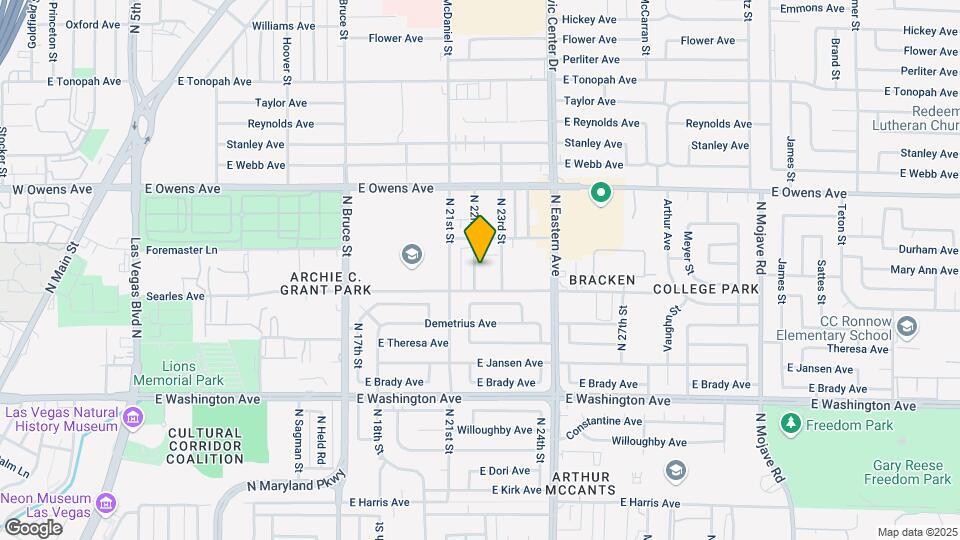 1316 N 22nd St Mapa y Detalles de la Ubicación