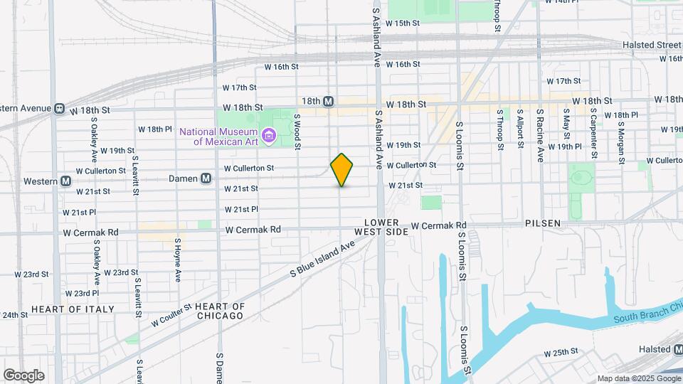 1659 W 21st St Mapa y Detalles de la Ubicación