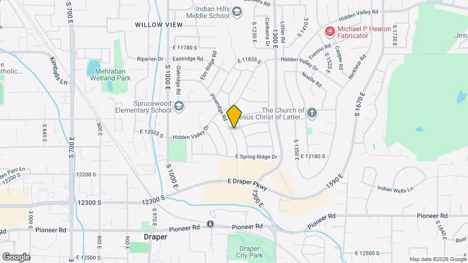 12093 Pineridge Rd Mapa y Detalles de la Ubicación