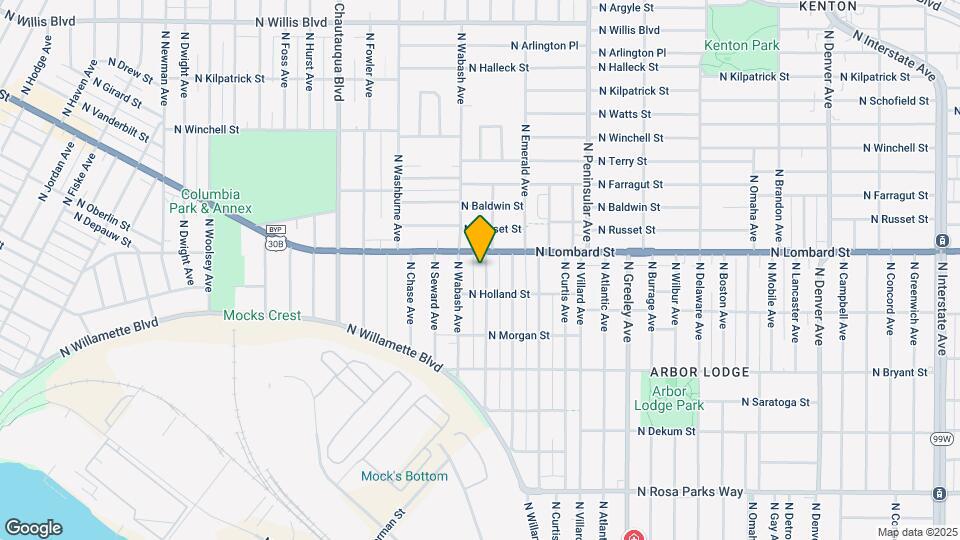7411 N Vincent Ave, Unit Unit B Map and Location Details