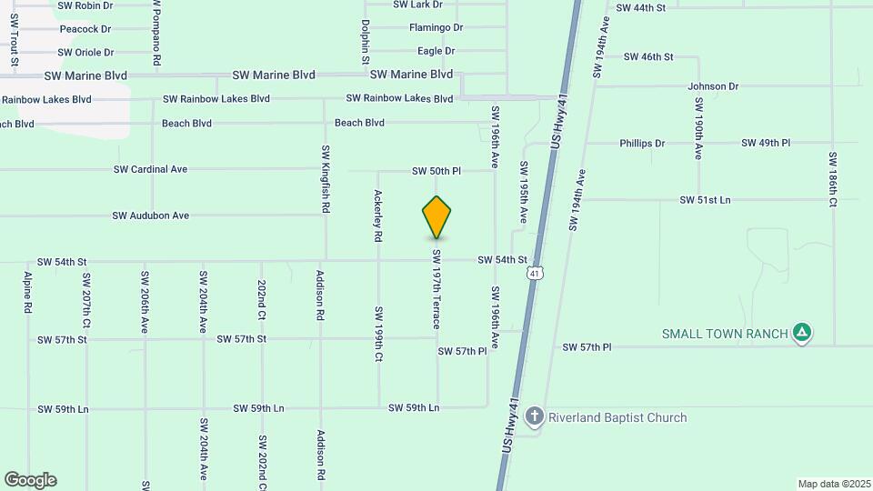 5366 SW 197th Terrace Map and Location Details