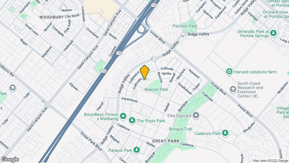 101 Fixie Mapa y Detalles de la Ubicación