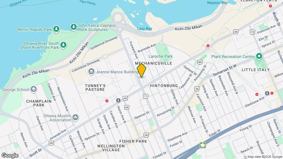 215 Parkdale Ave, Unit 208 Map and Location Details