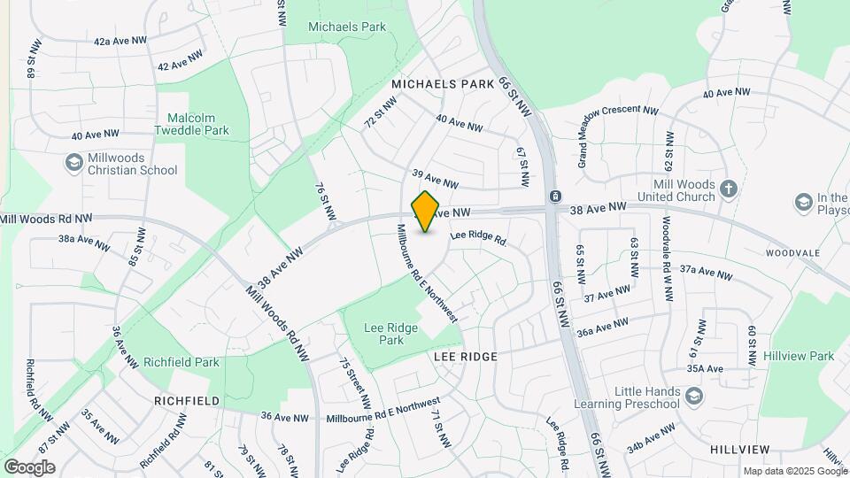 623 Millbourne Road East NW Map and Location Details