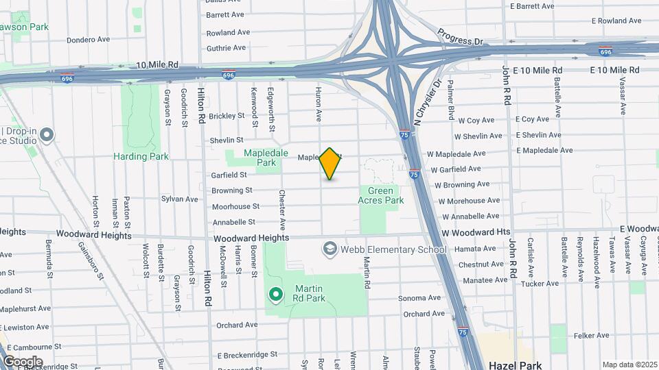 2145 Browning St Map and Location Details