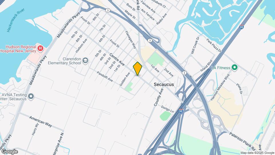 109 Centre Ave Map and Location Details