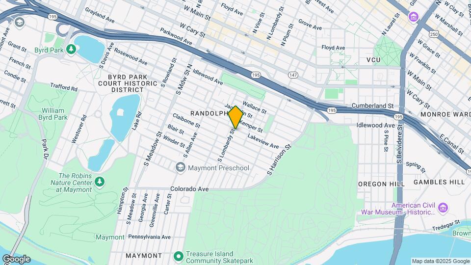 1519 Lakeview Ave Mapa y Detalles de la Ubicación