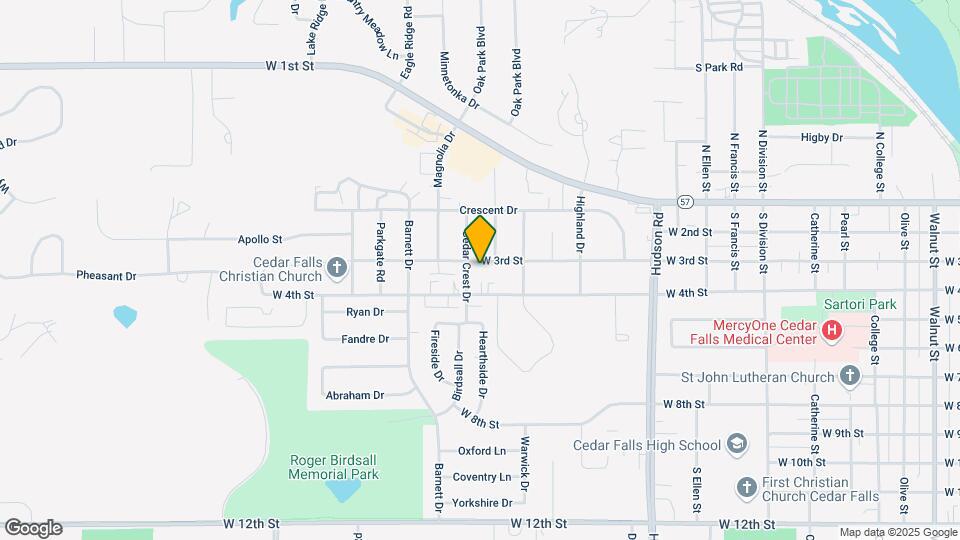2302 W 3rd St Map and Location Details