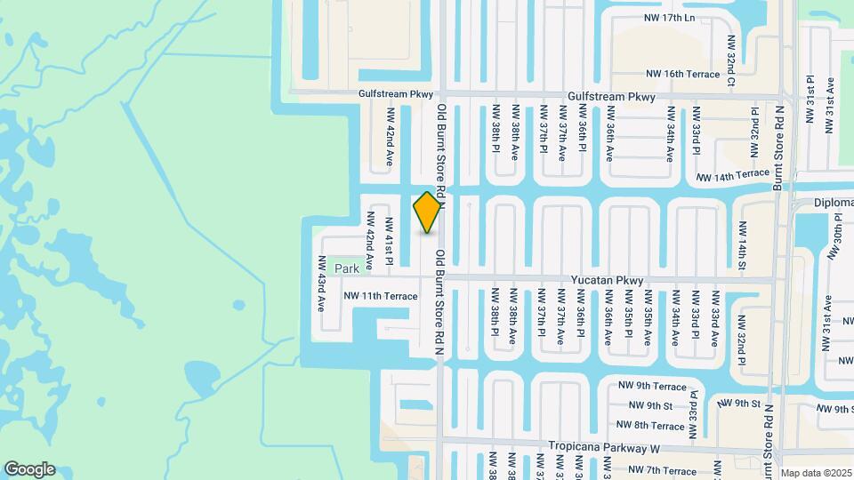 1227 NW 40th Pl Map and Location Details