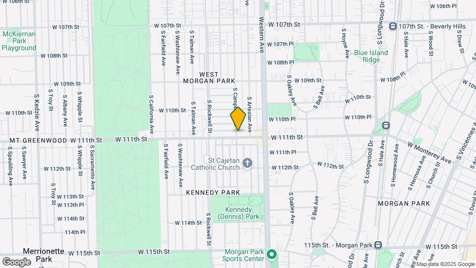 2458 W 111th St Map and Location Details