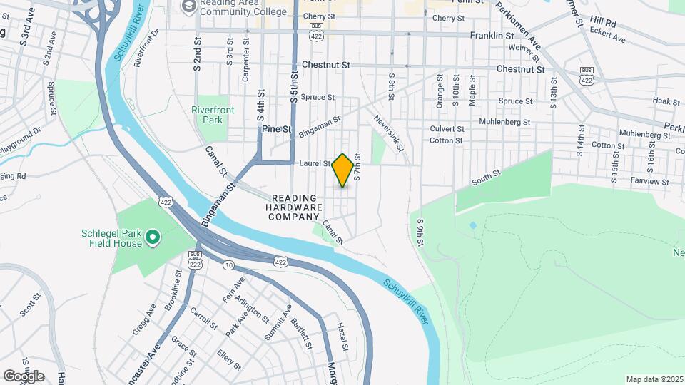 625 Willow St Map and Location Details