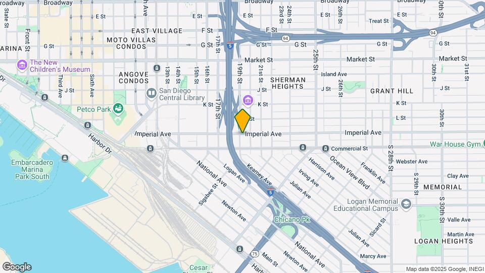 61-67 19th St Map and Location Details