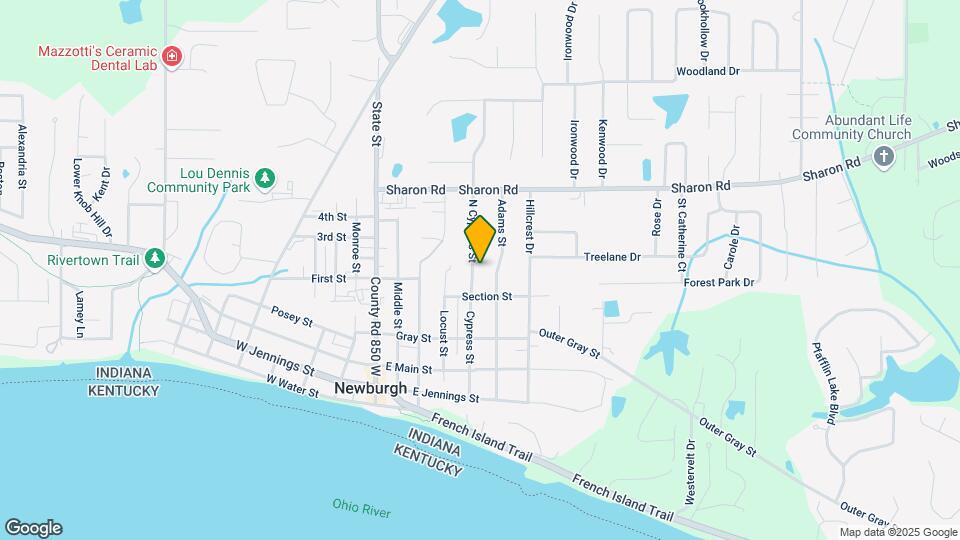 425 Cypress St Map and Location Details