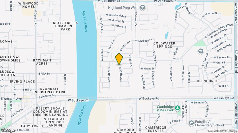 506 S 124th Ave Map and Location Details