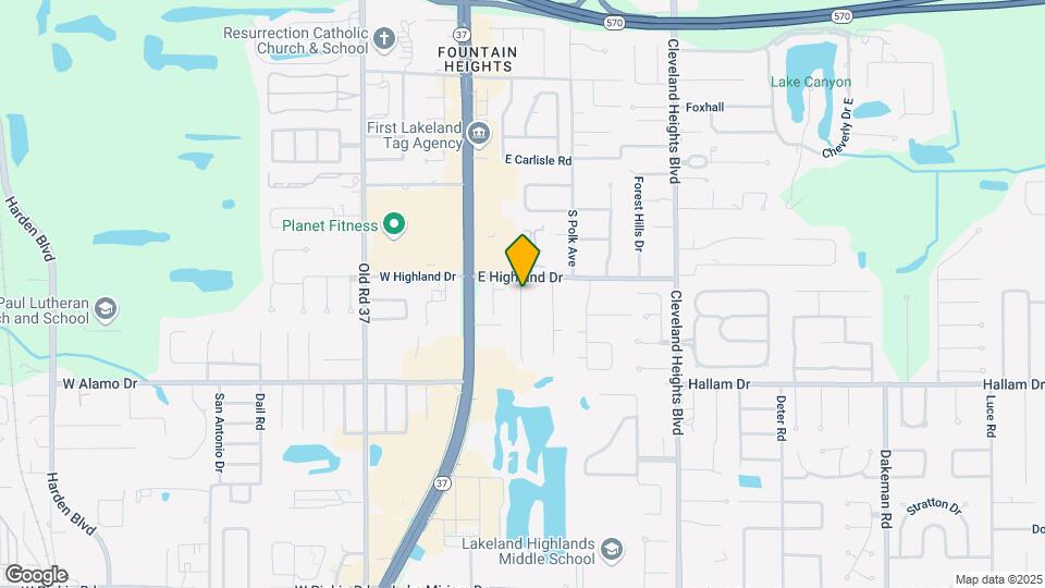 4418 Highland Ln Map and Location Details