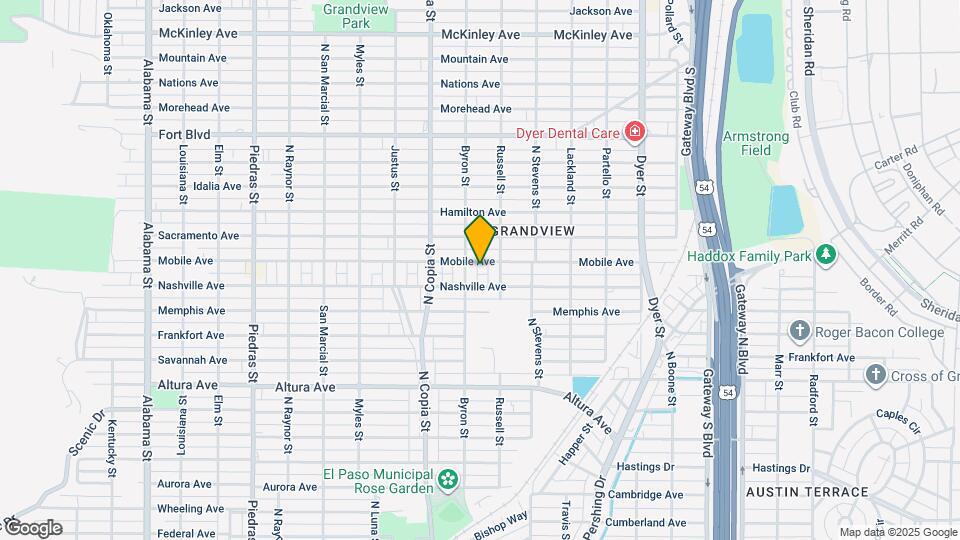 3508 Mobile Ave Map and Location Details