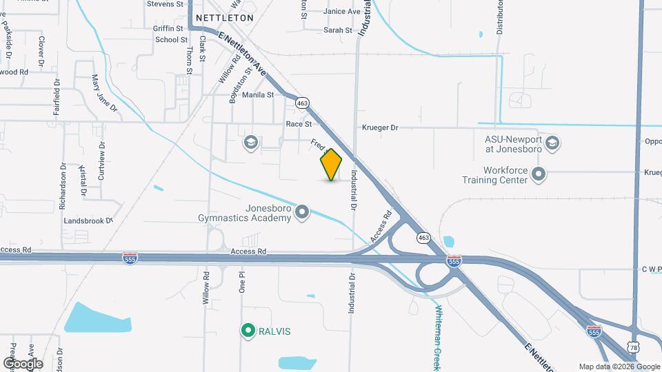 4409 Oliver St Map and Location Details