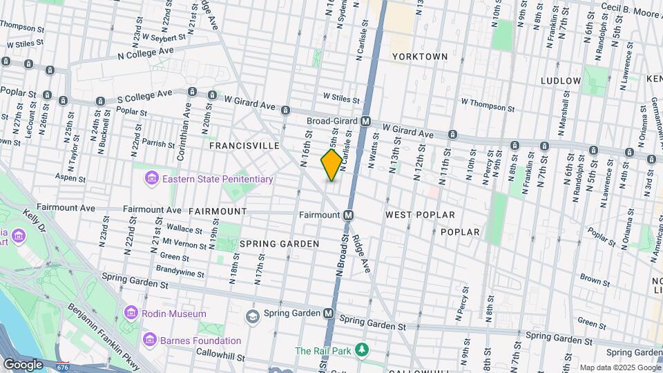 806 N Burns St Map and Location Details