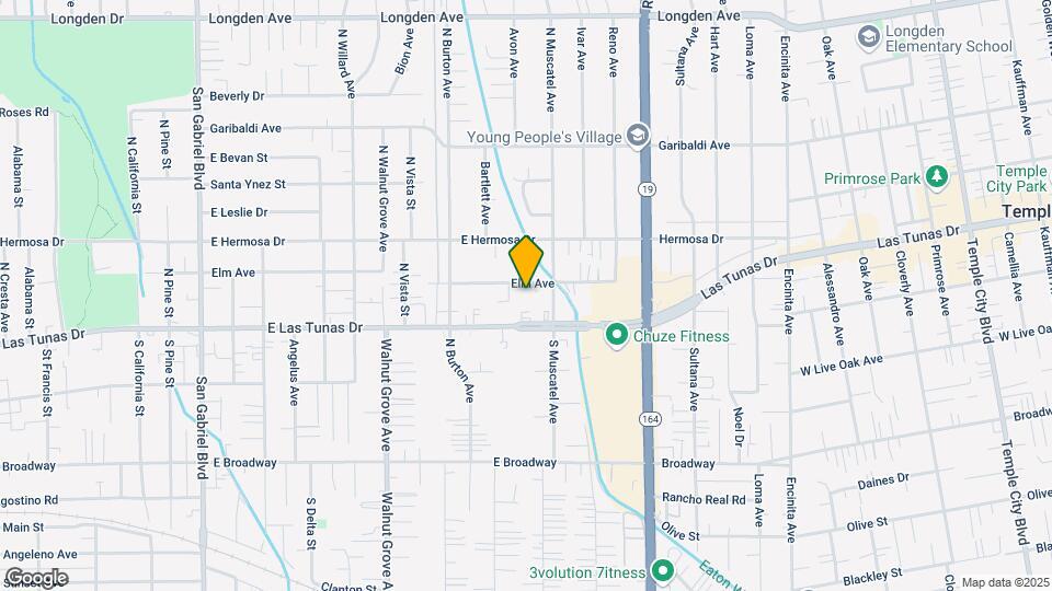 1368 Elm Ave Map and Location Details