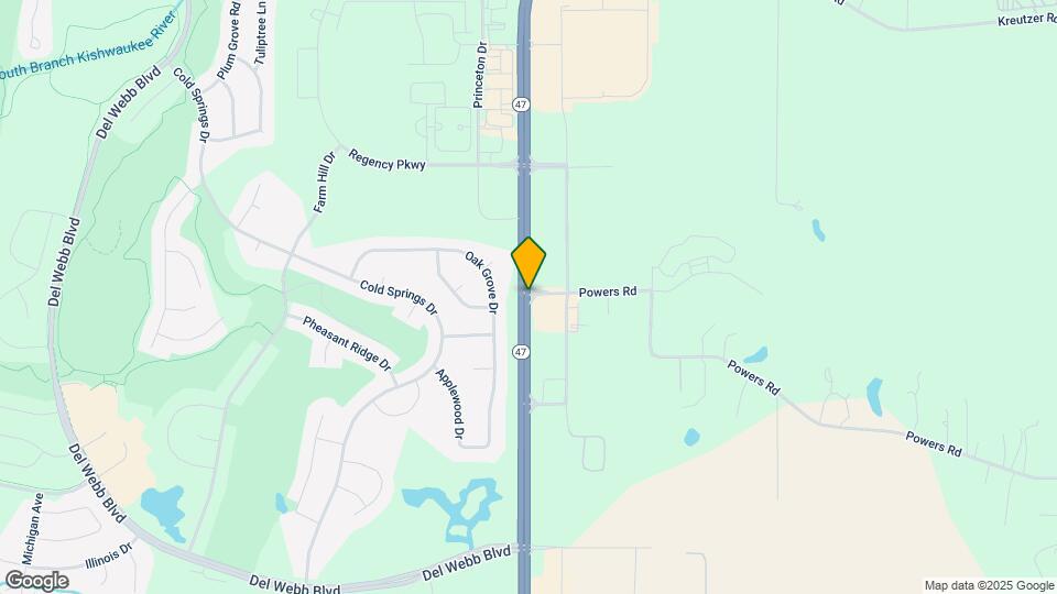 Huntley Crossings Map and Location Details