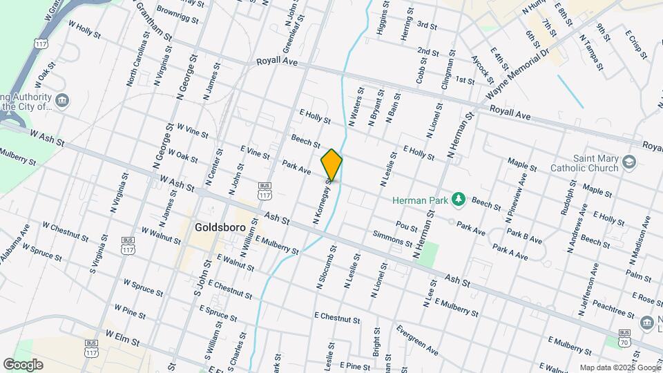 418 N Kornegay St Map and Location Details